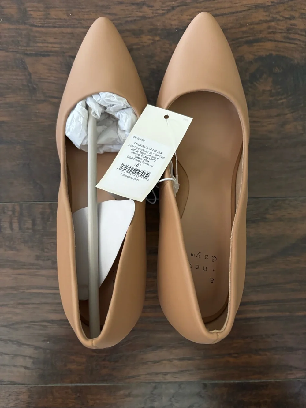 a new day Nude Pointed-Toe Pumps